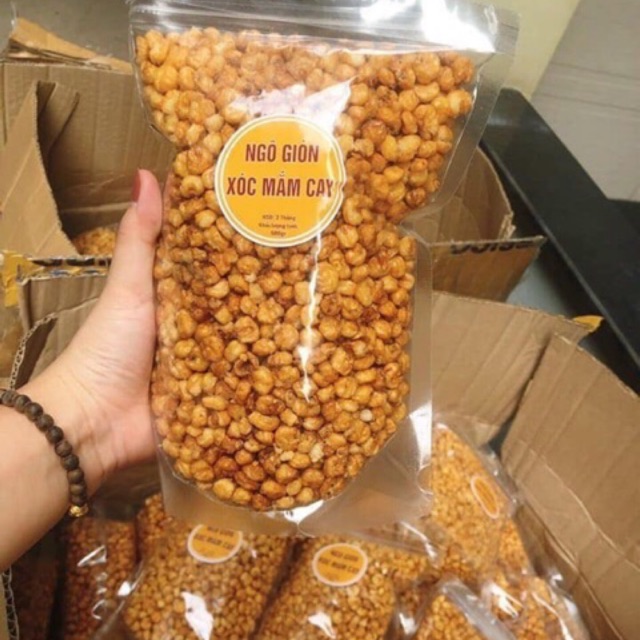 Ngô giòn xóc mắm, ngô rim bò, ngô tím Điện Biên