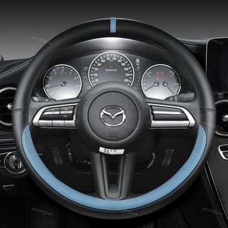 Da PU Cho Xe Mazda 2 3 6 Axela Atenza Demio CX-3 CX-4 CX-5 CX5 CX 5 CX-7 CX-9 Vỏ Vô Lăng Ô Tô Phụ Kiện Tự Động