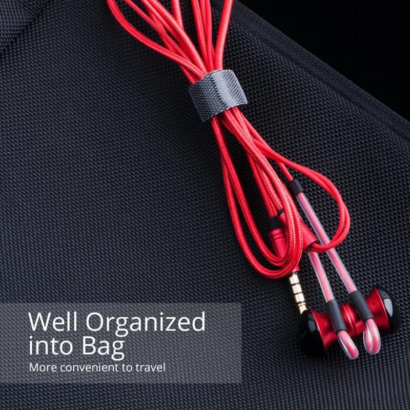 [20Pcs Reusable Cable Cords Organizer] [Multifunction Nylon Cable Strap Ties] [Earphone & USB Charger Cable Wire Winder]