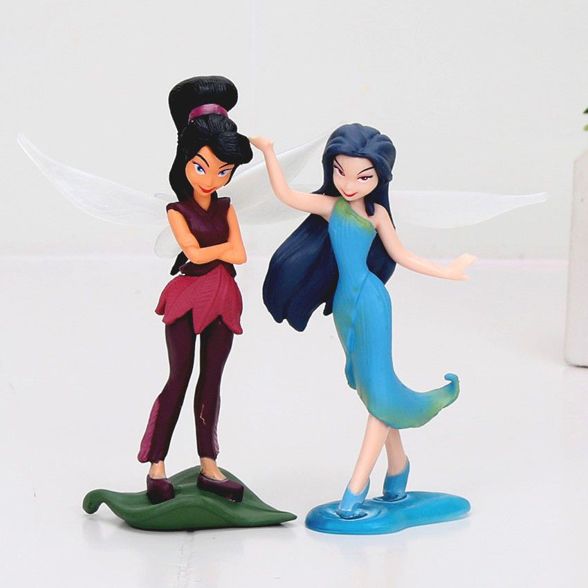 ★ Cổ Phiếu Sẵn Sàng ★ Set 7 Mô Hình Nhân Vật Tinkerbel TinkerBell 10cm Chân Đứng Dễ Thương Cho Bé