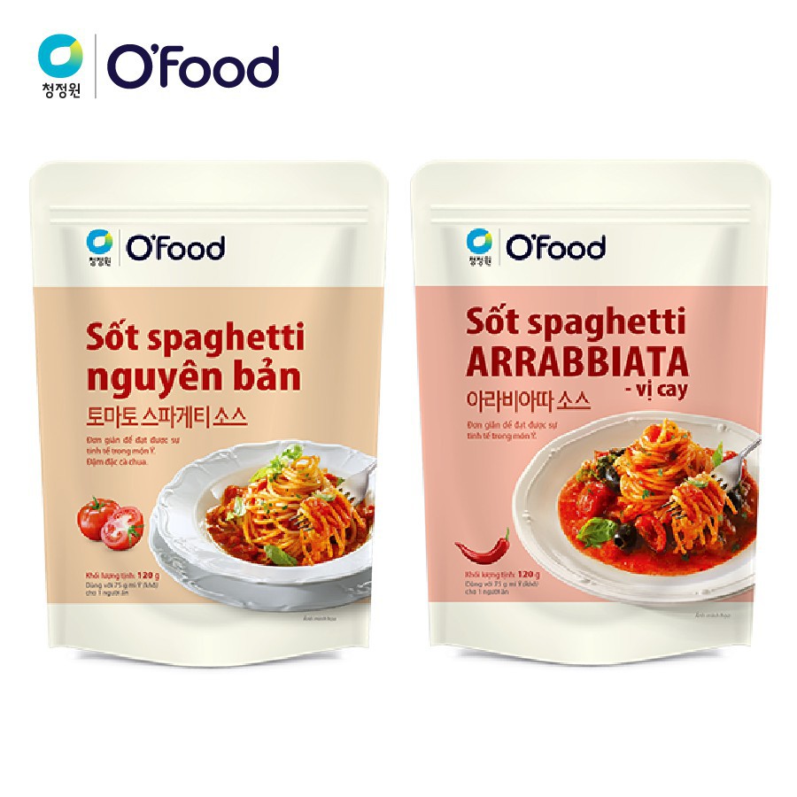 Sốt Spaghetti O\'food Arrabbiata vị cay có những thành phần chính nào?
