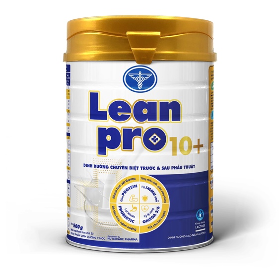 Sữa bột LeanPro 10+ - dinh dưỡng chuyên biệt trước và sau phẫu thuật