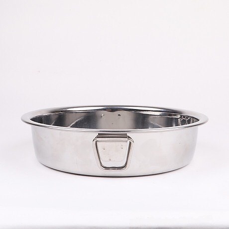 Khay Xửng Tròn Inox 304 Cao Cấp Size 16cm đến 40cm , khay đựng topping , làm rau câu