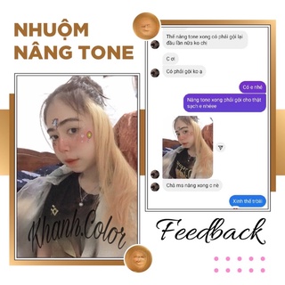 Thuốc Nâng Tone , Nâng Nền Tóc - Lên Tone Sáng, Nhuộm Tóc Chuẩn Màu - Độ Dưỡng Cao | Khanhcolor