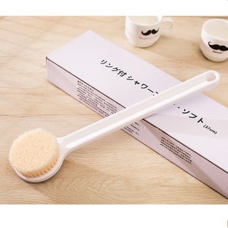 Cọ Lưng Siêu Mềm Xuất Nhật Hàng Xịn FULL HỘP ,  Bàn Chải Chà Lưng Muji Nhật Bản,  Cây Cọ Tắm Kì Lưng Thư Giãn Dài 35Cm