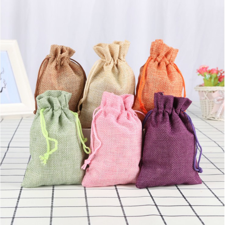 Túi Rút Canvas 17cmx23cm Vải Lanh | Shopee Việt Nam