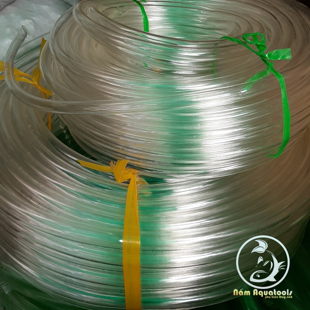 Ống Nhựa Dẻo Trong suốt phi 8, 10, 12mm , Ống nước dẻo trong suốt, Ống nhựa PVC trong suốt