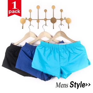 Quần lót boxer vải cotton thoáng khí ống rộng thời trang mùa hè dành cho nam 146
