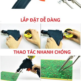 MỎ HÀN TỰ ĐỘNG ĐẨY THIẾC LOẠI 60W GIA NHIỆT CỰC NHANH HÀNG SIÊU BỀN