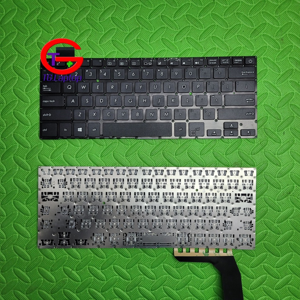 Replacement Laptop Keyboard For ASUS Vivobook X407 Series - Latin Spanish Layout, Black, No Backlight