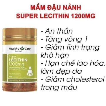 Mầm đậu lành Lecithin Healthycare chuẩn Úc
