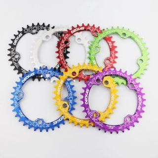 Dây Xích DECKAS 104BCD 36T Xe Đạp MTB Hình Bầu Dục Dây Xích Vòng 34T 38T 32T hẹp Núi Rộng Xe Đạp Chainwheel
