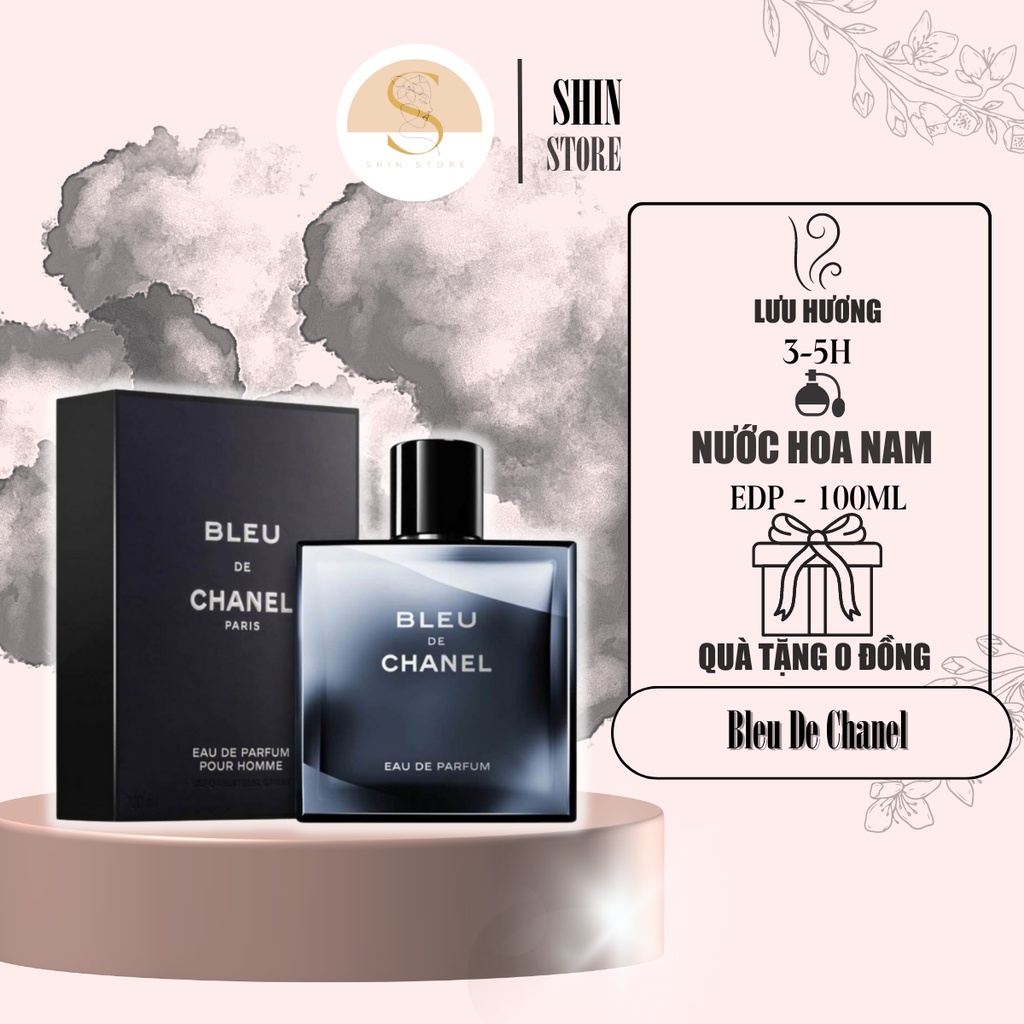 Chính hãng Nước hoa Nam Bleu De Chanel EDP 100ml - Dầu thơm hương thơm mạnh  mẽ, nam tính, sang trọng | Shopee Việt Nam