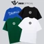 Áo thun unisex DWIN SIGNATURE logo thời trang basic tee phông trơn nam nữ tay lỡ oversize form rộng AT02C
