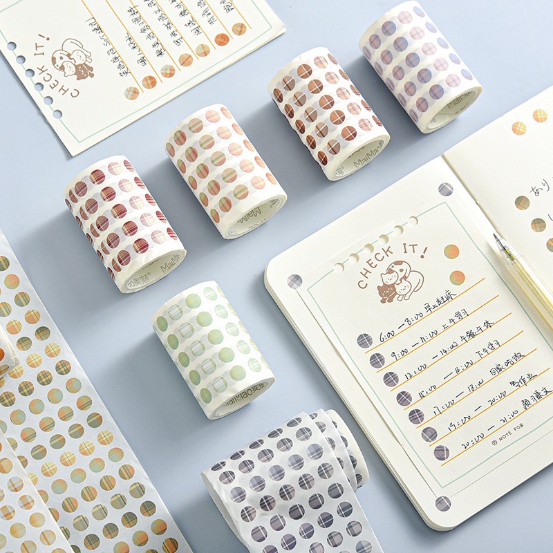 Tách lẻ 6 tấm sticker tròn nhiều mẫu | Shopee Việt Nam