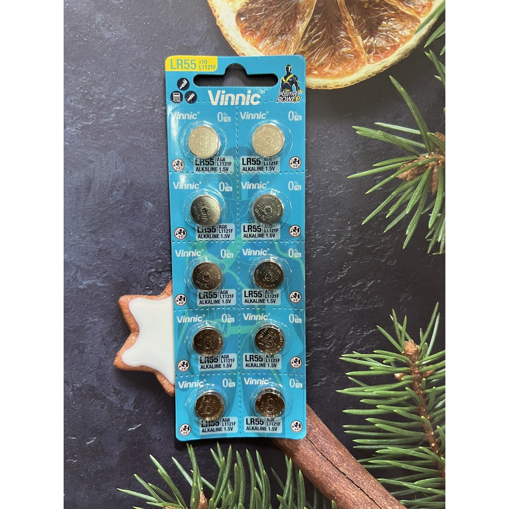 Vỉ 10 viên pin CHÍNH HÃNG VINNIC 1120 SR1120SW SR1120S AG8 391A LR1120 ...