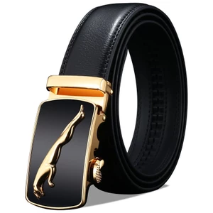 Thắt lưng nam, dây nịt nam da bò nguyên miếng mặt báo quyền lực, đẳng cấp chính hiệu Bailini Leather