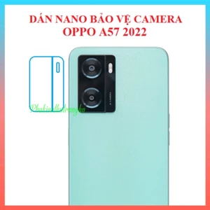 Dán bảo vệ camera Oppo A57 4G 2022 A77S nano siêu bền trong suốt, chống trầy xước bụi bẩn