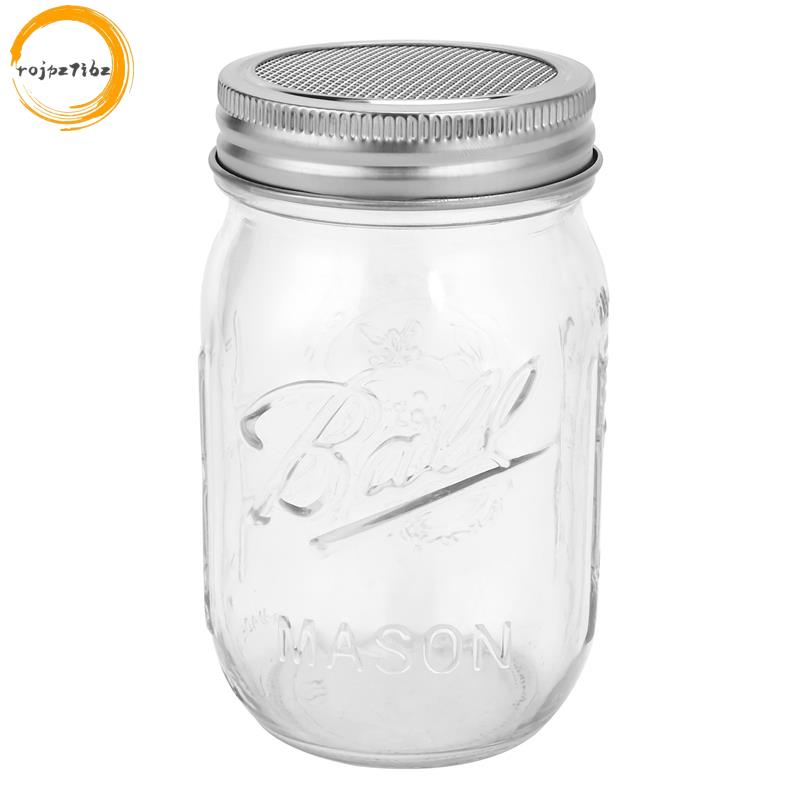 Lọ nảy mầm có nắp màn hình bằng thép không gỉ Quart Mason Sprouter