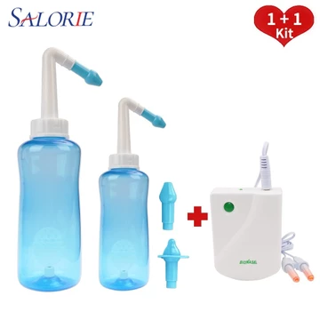 Máy Rửa Mũi Salorie 300ML / 500ML Laser Với Chức Năng Chống Dị Ứng Cho Trẻ Em / Người Lớn