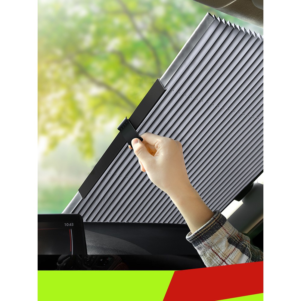 Rèm che nắng kính lái ô tô tự cuốn thông minh,Tấm Chắn Nắng Ô Tô đủ size đủ kích cỡ cho các loại xe, Chống Tia UV và Tia
