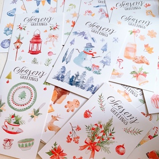 [lẻ 1 tấm] Thiệp Noel / Bưu thiếp Giáng Sinh / Thẻ đánh dấu trang mẫu ngẫu nhiên 🎄🎄❄️