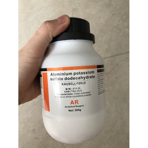 Phèn nhôm KAl(SO4)2 500g - phèn chua AlK(SO4)2 làm tinh thể | Shopee ...