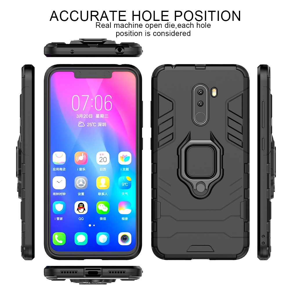 Ốp điện thoại cứng chống sốc cho For Xiaomi Pocophone F1 Poco X3 NFC X2 F2 M2 Pro