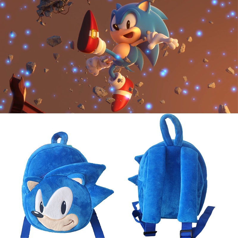 Ba lô Hedgehog Supersonic Sonic đáng yêu dành cho trẻ em đi học