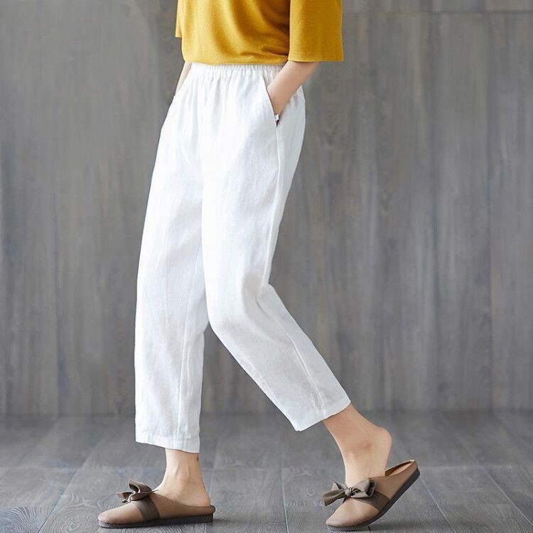 Quần Đũi Baggy Nữ Xuât Hàn M006,dáng baggy nữ cạp chun siêu xinh cho phái đẹp 39