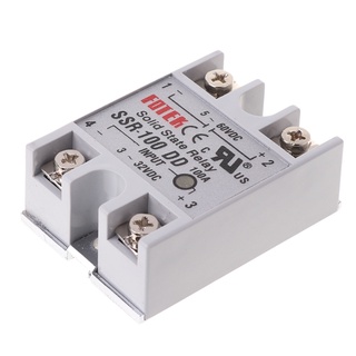 Mô Đun Rơ Le Ssr-100 Dd 100a 3-32v Dc Đầu Vào 5-60v Dc