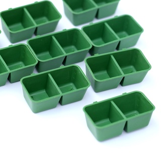 Set 3 Bát Đựng Thức Ăn / Nước Uống Bằng Nhựa Dành Cho Chim Cảnh