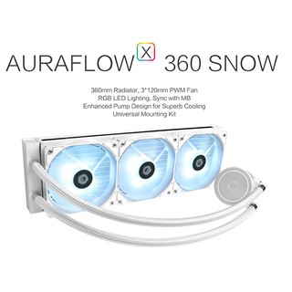 BỘ TẢN NHIỆT NƯỚC ID-COOLING AURAFLOW X 360 SNOW | Shopee Việt Nam