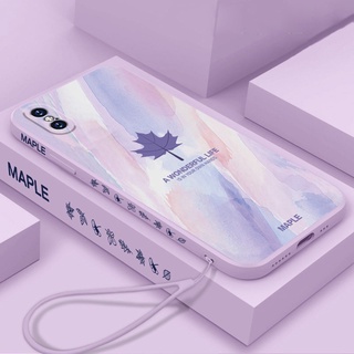 Ốp Điện Thoại Silicon Có Dây Đeo Cho iPhone 7 8 7 plus 8 plus 6 6s plus x xs xr xs max