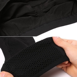 Bra thể thao cộng với kích thước lưới thoáng khí Bra ống Bra dây đeo hở rốn Top Sexy Bra sọc đồ lót nữ Corset luyoo31
