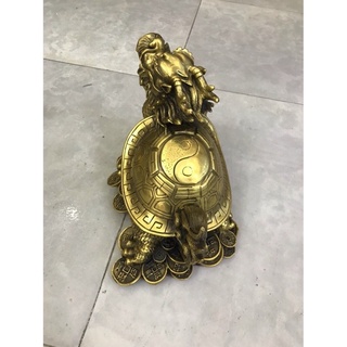 Rùa Đầu Rồng Long Quy Vật phẩm Phong Thủy Cỡ Lớn Cao 17cm