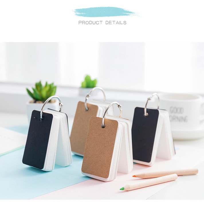 Bộ Thẻ Flashcard Học Từ Vựng Tiếng Anh, Sổ Tay Ghi Chú, Notepad - Kèm Khoen Bìa - BEYOU | BigBuy360 - bigbuy360.vn
