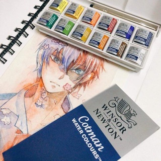 SET MÀU NƯỚC WINSOR NEWTON COTMAN/ ART CREATION 12 MÀU [tặng kèm hộp đựng pallete] 🌻🐻