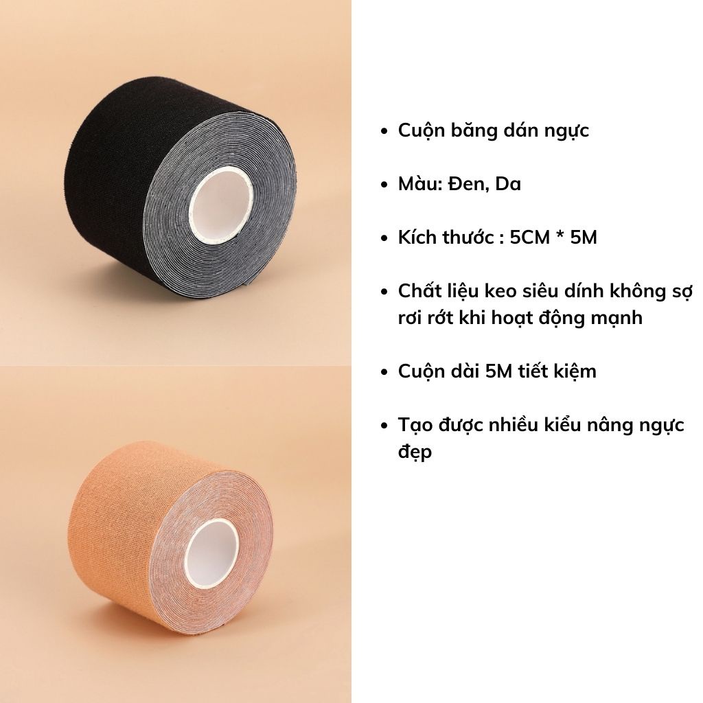 Miếng dán nâng ngực đa năng, cuộn dán ngực tạo được nhiều kiêu dễ dang sử dụng LANIXA b05