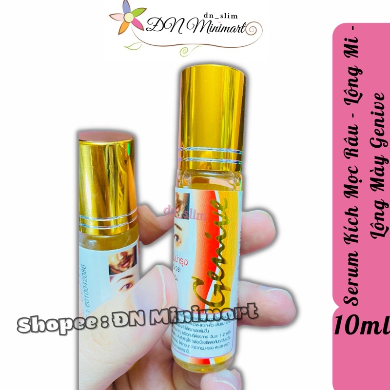 Serum Mọc Râu - Lông Mi - Lông Mày Genive Thái Lan 10ml | Shopee Việt Nam