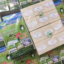 ⭐ SIÊU RẺ - 12 BÁNH ⭐ Xà phòng trắng da Cám Gạo Thái Lan