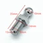 2 Chiếc 10 Mm M8 M6 Đa Năng Phía Sau Boot Trước Bonnet Gas Strut End Lắp Kết Nối Bóng Đầu Pin Khớp Van
