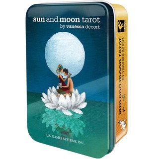 Bộ Bài Sun and Moon Tarot - Tin Edition (Mystic House Tarot Shop) - Bài Gốc Authentic Chính Hãng 100%