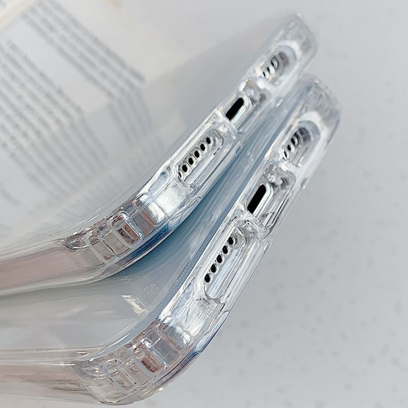 Ốp Điện Thoại Tpu + pc Cứng 2 Trong 1 Cho Iphone 17 15 14 13 12 11 PRO MAX 15 Promax XS MAX XR X 6 6S 7 8 Plus Mini Chống Sốc Trong Suốt Trong Suốt