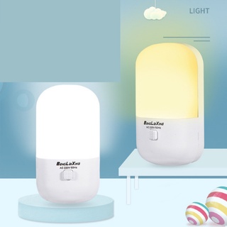 ( TẶNG SET 10 KHẨU TRANG) Đèn Ngủ Cắm Điện Mini BLX Trụ, Công Tắc Chuyển Đổi Ánh Sáng, Tiết Kiệm Điện Năng, Trang Trí Ph