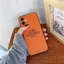 Ốp điện thoại in hình Hermes màu cam cho Iphone 11PMax 11 7 8 plus X Xs Xr Xs Max Se 12 12pro 12ProMax 13 13Pro 13Promax