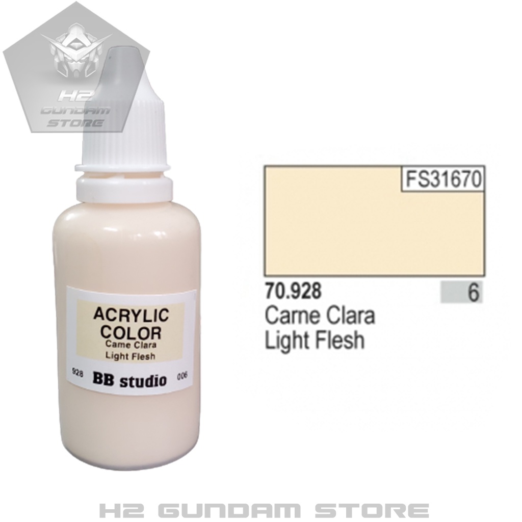Sơn mô hình gốc Acrylic BB Studio mã 001 - 020 (Tone màu tương tự ...