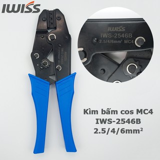 Bộ kìm MC4 IWISS chuyên nghiệp bộ dụng cụ bấm cos MC4 chuyện dụng cho điện năng lượng mặt trời