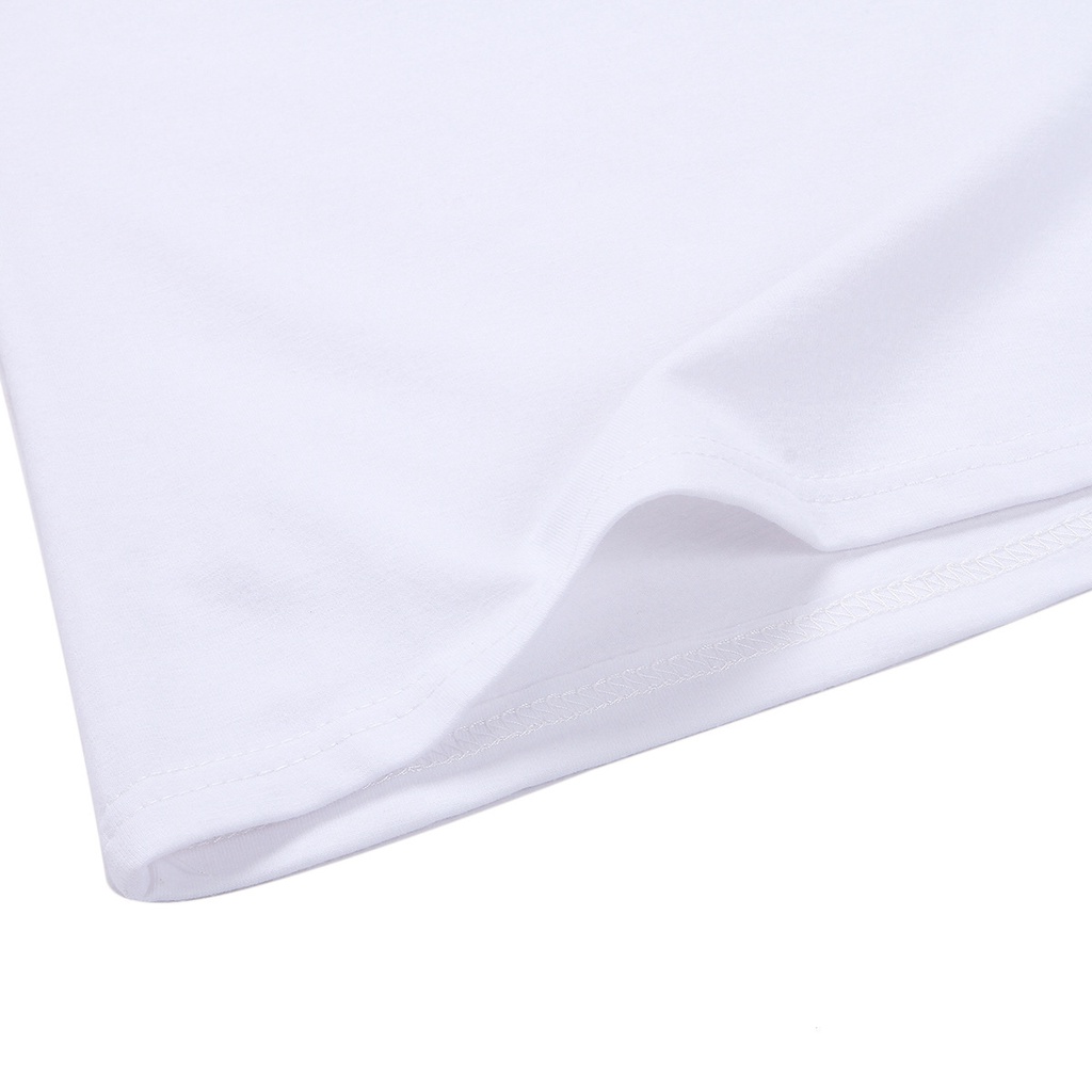 Áo thun Cotton nguyên chất Gu-ess Họa tiết chữ cái dáng rộng thông thường nam và nữ có thể mặc