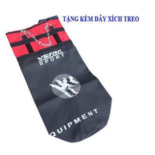[Mã MVỏ Bao Cát Đấm Bốc Cao 90cm Da 3 Lớp Siêu Bền Đại Nam Sport + (Tặng Kèm Móc Và Dây Xích)